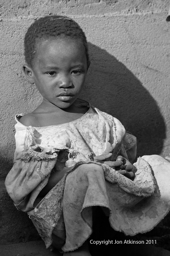 Young girl contemplates life, Tanzania